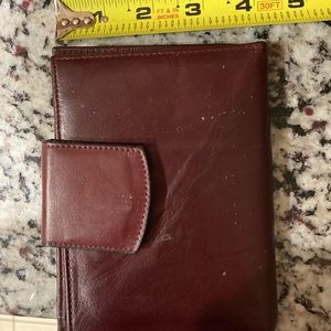 Vintage full grain cowhide leather wallet